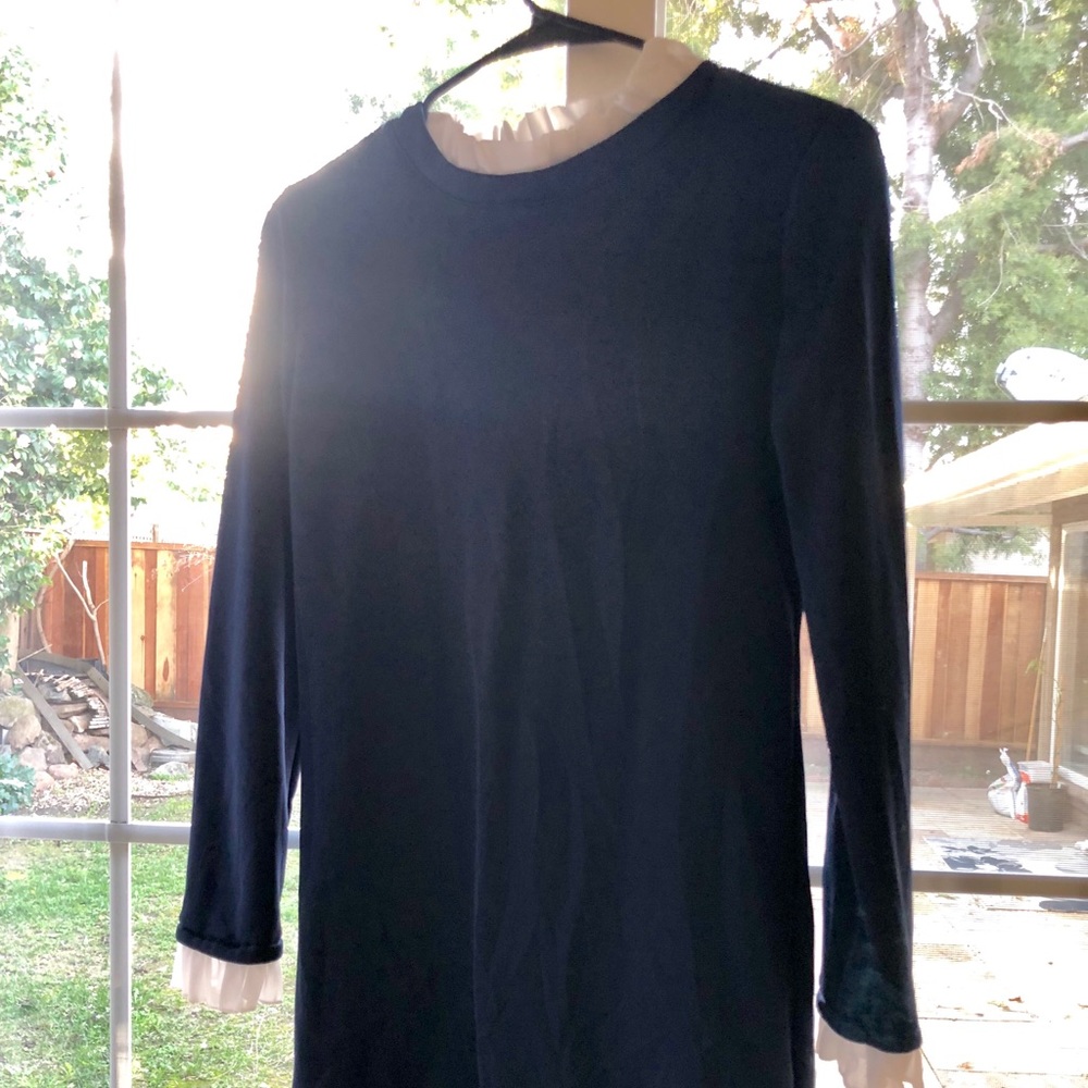 Knit dress in navy